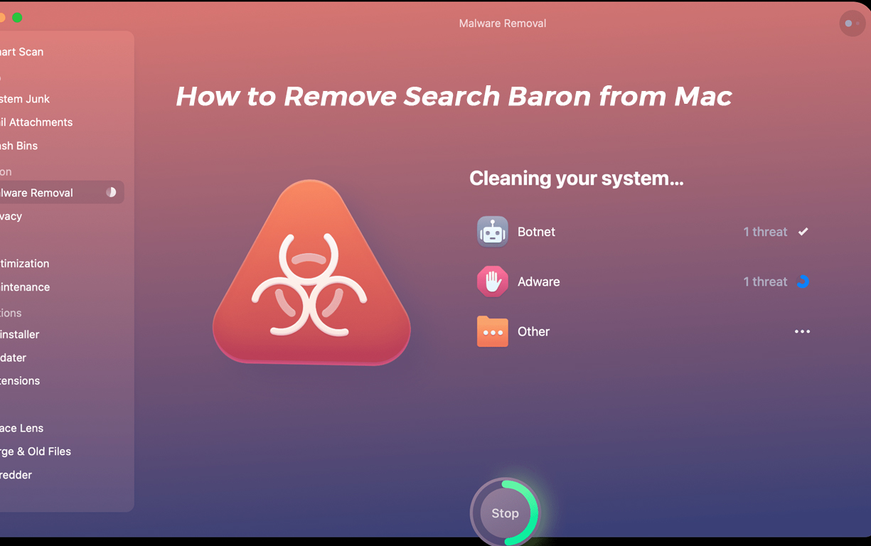 How to Remove Search Baron from Mac