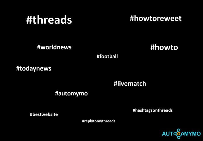 Hashtags on Threads