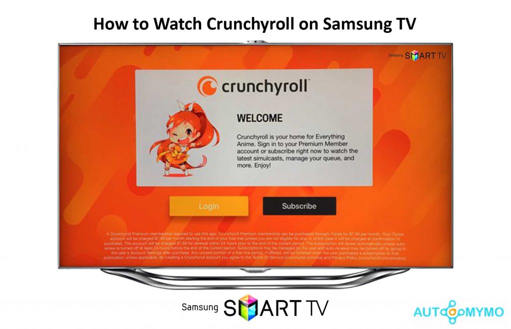Watch Crunchyroll on Samsung TV