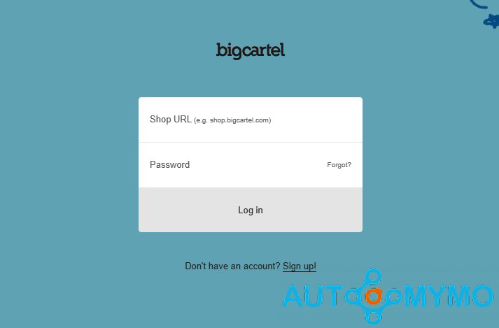 How to log into Your Big Cartel Account