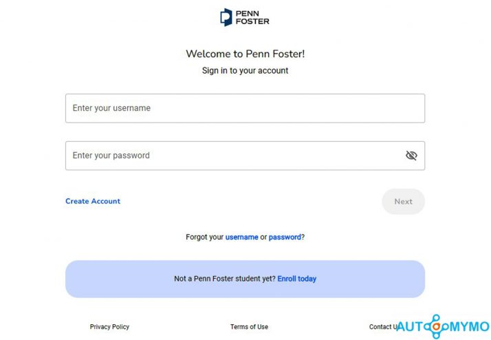 How to Login to Your Penn Foster Student Account