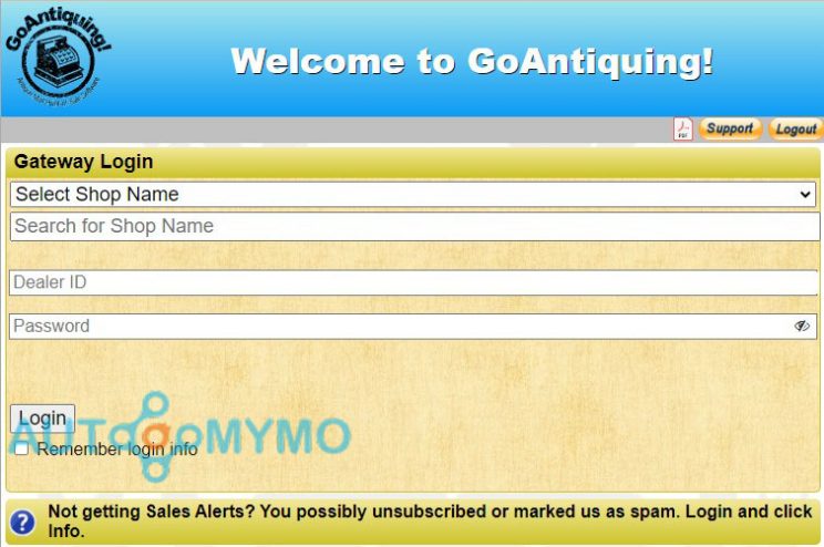 How to Login to Your GoAntiquing Account