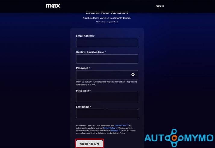 How to Sign Up for an HBO Max Account