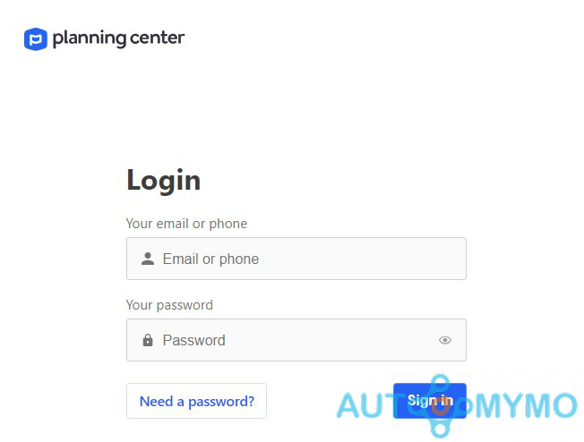 How to Login to Your Planning Center Account