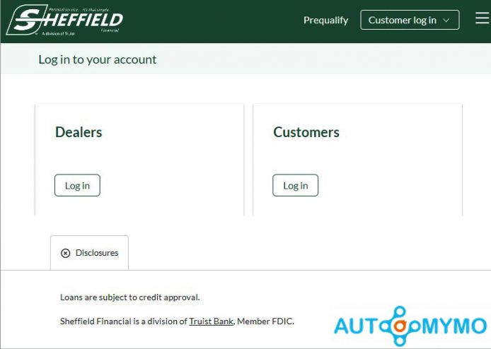 How to Login to Your Sheffield Financial Account
