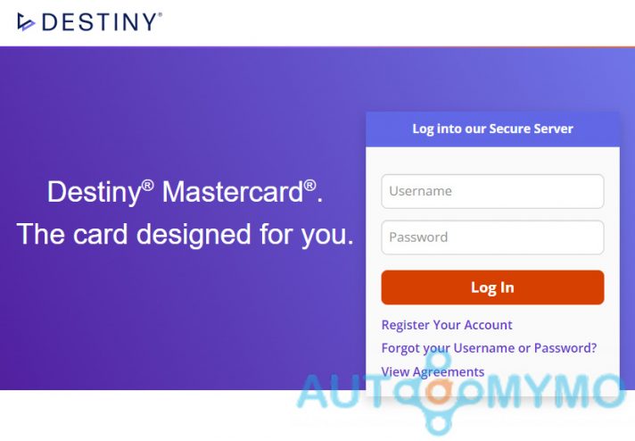 How Login to Your Destiny Mastercard Account