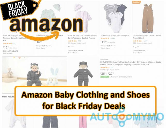 Amazon Baby Clothing and Shoes for Black Friday Deals 2023