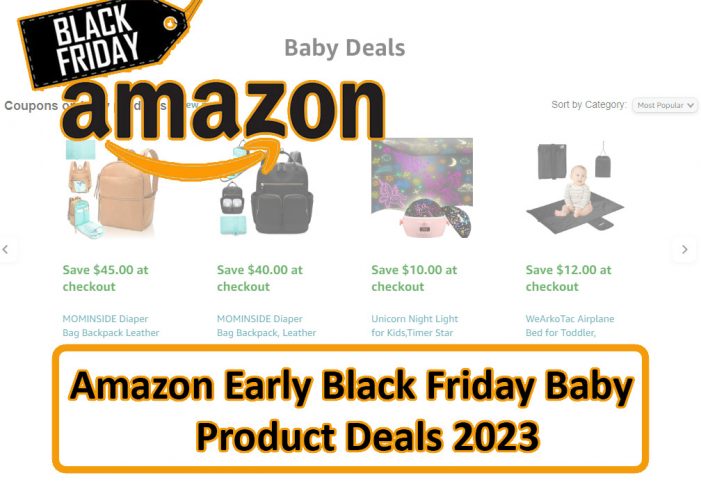 Amazon Early Black Friday Baby Product Deals 2023