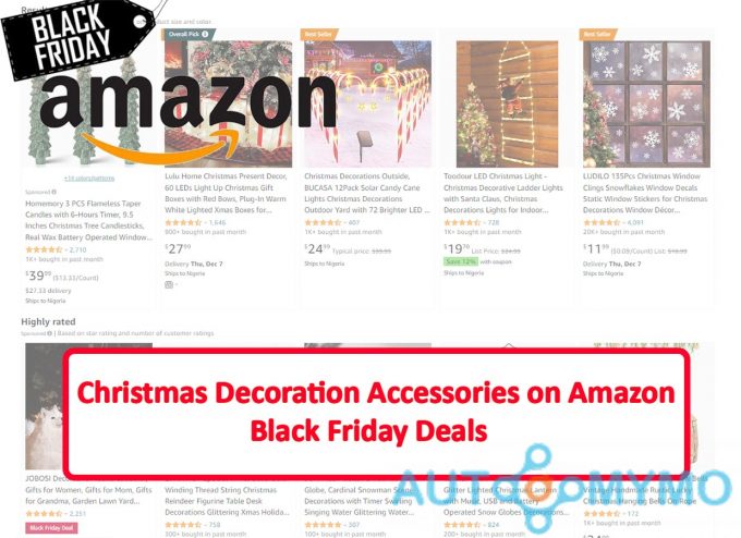 Best Christmas Decoration Accessories on Amazon Black Friday 2023 Deals