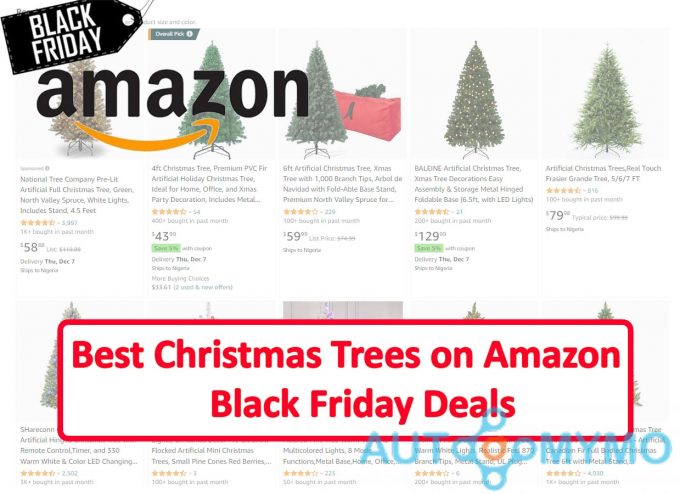 Christmas Trees on Amazon Black Friday