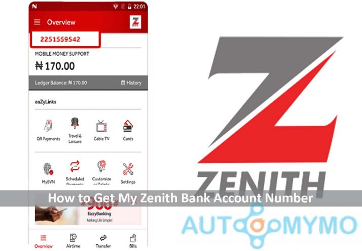 How to Get My Zenith Bank Account Number