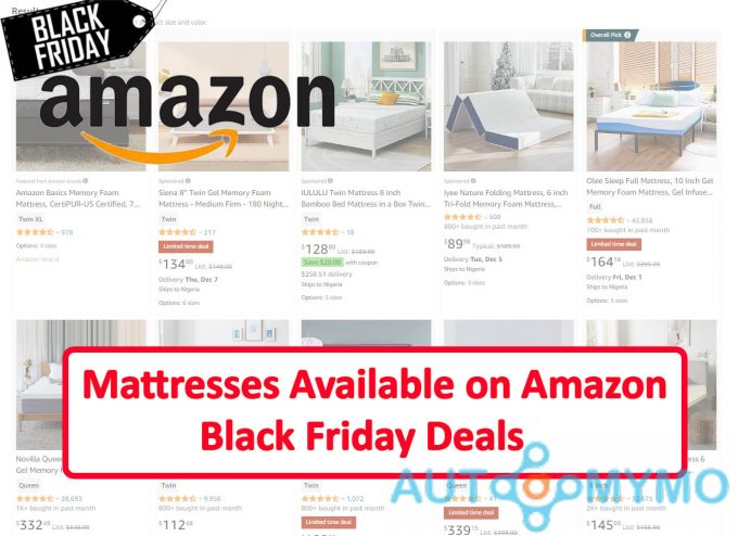 Mattresses Available on Amazon Black Friday Deals