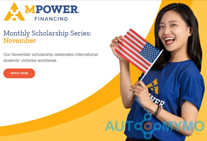 Monthly Scholarships for International Students by MPOWER