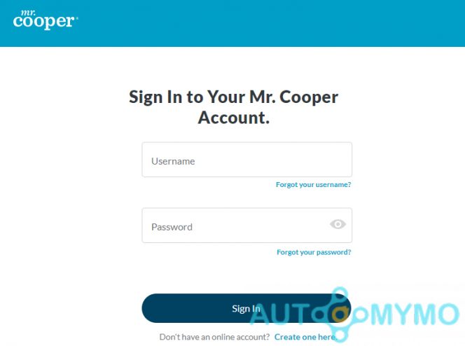 Mr. Cooper Login at www.mrcooper.com