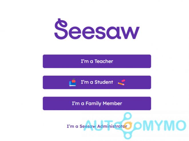 Seesaw Login at App.seesaw.me/#/login
