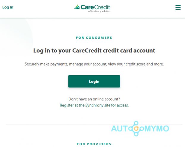 Care Credit Provider Login at Carecredit.com/login