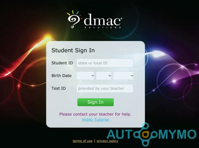 Dmac Student Login at Apps.dmac-solutions.net/student/